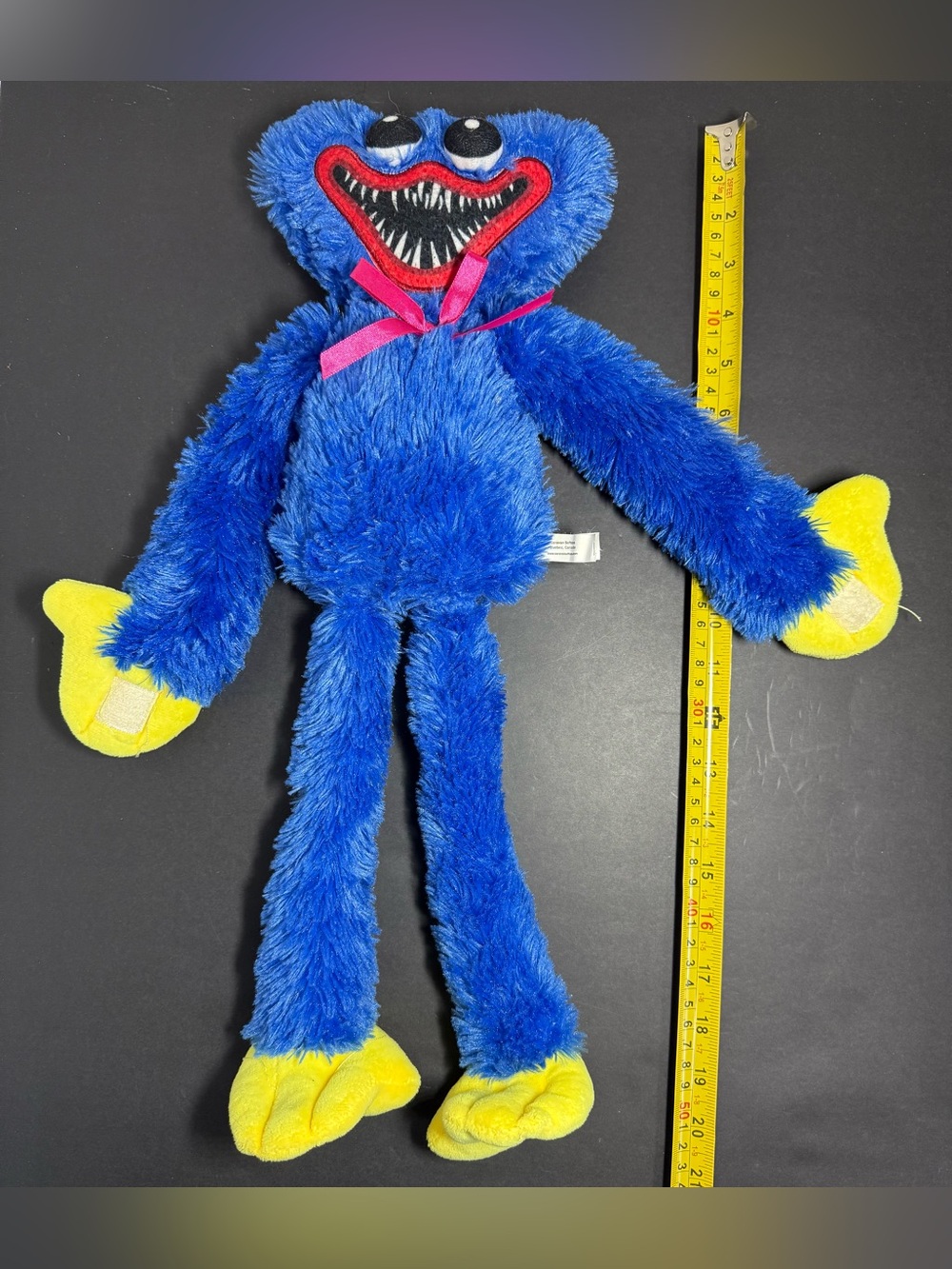 Poppy Playtime Huggy Wuggy Monster Plush Toy 21" - Blue - Picture 4 of 6